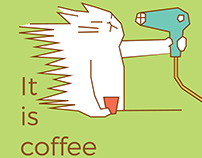 SPA CAT · COFFEE THEME ILLUSTRATION | SPA喵 · 咖啡主题插图设计