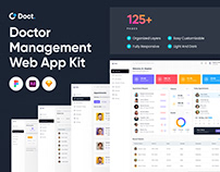 Doctor Management Web App UI KIT - Doct