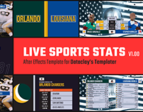 Live Sports Stats - Dataclay Template