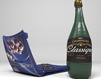 Champagne and Chocolate box - as a gift in 90'sn2000's