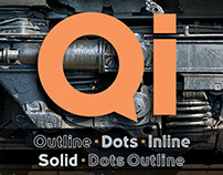 Qi Typeface Family Design