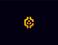 Cibcoin - Blockchain company logo design.