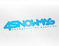 4SNOWMAG snowboarding magazine. Logo.