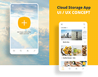 Cloud Storage App UI / UX CONCEPT