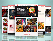 Restaurant Web Template Design