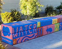 City of Henderson Water Street Art Bench
