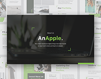 AnApple - Free Powerpoint & Keynote Template