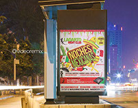 Flyer // Lagarto Night Club // Noches Mexicanas