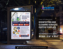 Disinfecting and Cleaning Services Poster