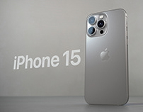 iPhone 15 Pro 3D Render