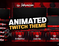 Animated Grizzly Twitch Layout Theme