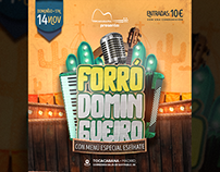 Social Media evento - Forró Domingueiro