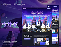 NiftyNafty | UI/UX | Landing Page |Illutrations