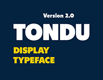 Tondu - Display Typeface + Free Beta Version