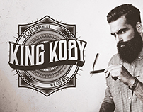 King Koby Barbers Branding