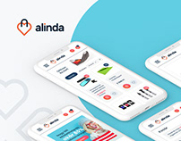 Alinda visual identity & e-commerce website