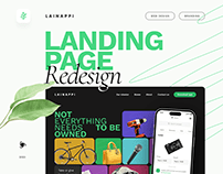 Lainappi – Landing Page Redesign