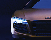 Audi R8 Sıfır Studio Render