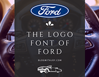 The Logo Font Of Ford (Ford Font)