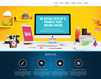Personal professional website design