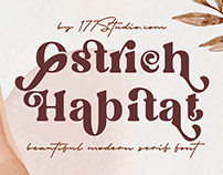 Free Font - Ostrich Habitat