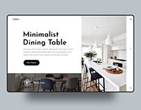 Minimal Dining Table // UI Daily