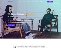 Website design for counselling service