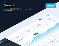 [FREEBIE] Financial Admin Dashboard "Findash"