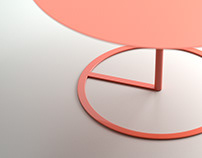 "Sundial" coffee table