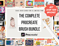 The Complete Procreate Brush Bundle - $480 Off!