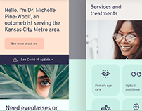 Pine Eyecare website