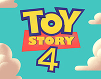 Toy Story 4 Illustrated Movie Poster