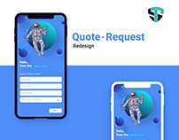 Quote Request page redesign