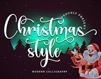 FREE FONT | Christmas Style | Modern Calligraphy