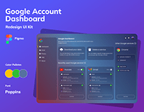 Google User Profile Dashboard Design