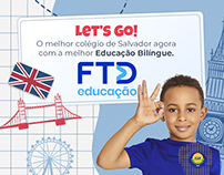 Instagram and Banner Site: Colégio Antônio de Pádua