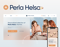 Perla Helsa Vitamins | Web Store | Landing