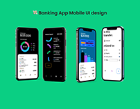 Banking app mobile ui design