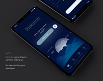 UX/UI Design | Mobile app for dream noting and sharing