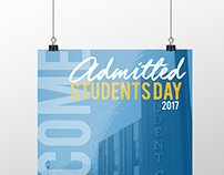 Admitted Students Day Signage
