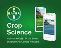 Bayer // Crop Science - Russia. Website redesign