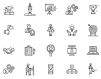 Career Building Icons