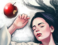 Snow White inspired illustration