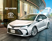 Anúncio Corolla | Mirai Toyota