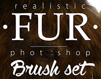 • Realistic FUR • Brushes for Photoshop