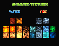 Animated Texture- Fire & Water