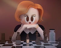 [3D LOOP] The Queen's Gambit : 3D Elizabeth Character
