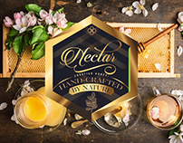 Nectar honey packaging branding