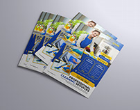 Home & Office Cleaning Service Flyer Design