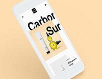 Carbon beauty - Website